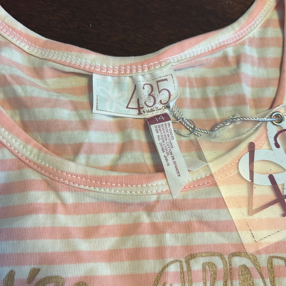 Matilda Jane Hello Lovely Chic and Chambray Twirl Dress Tween 435 Size 14 NEw - Picture 5 of 8